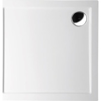 Polysan AURA sprchová vanička z litého mramoru, čtverec 70x70cm, bílá 41651