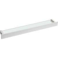 Sapho PATRON skleněná police 78cm, bílá PX785W