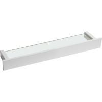 Sapho PATRON skleněná police 58cm, bílá PX582W