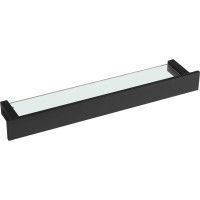 Sapho PATRON skleněná police 58cm, černá PX582B