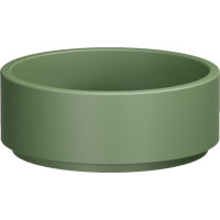 Kerasan OKE keramické umyvadlo na desku, Ø 40cm, verde mat 554111