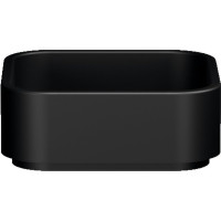 Kerasan HAKO keramické umyvadlo na desku 40x40 , černá mat 554431