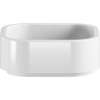 Kerasan HAKO keramické umyvadlo na desku 40x40cm, bílá 554401