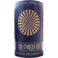 CURIOSI Oboustranné dřevěné puzzle Double: Kolotoč 88 dílků
