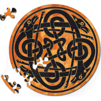 CURIOSI Oboustranné dřevěné puzzle Double: Pes 88 dílků