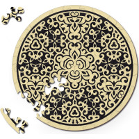 CURIOSI Oboustranné dřevěné puzzle Double: Písek 88 dílků