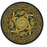 CURIOSI Oboustranné dřevěné puzzle Double: Drak 88 dílků