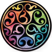 CURIOSI Oboustranné dřevěné puzzle Double: Pupeny 88 dílků