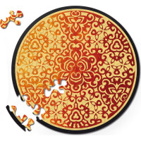 CURIOSI Oboustranné dřevěné puzzle Double: Oheň 88 dílků