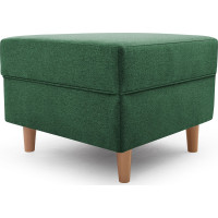 Taburet STYLE, tmavě zelený