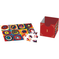 EUROGRAPHICS Puzzle Adventní kalendář: Fine Art Vánoce 24x50 dílků