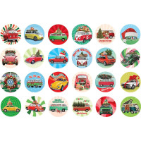 EUROGRAPHICS Puzzle Adventní kalendář: Volkswagen 24x50 dílků