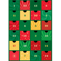 EUROGRAPHICS Puzzle Adventní kalendář: Volkswagen 24x50 dílků