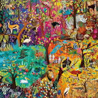 MAGNOLIA Puzzle Duhové safari 1023 dílků