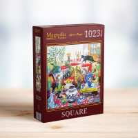 MAGNOLIA Puzzle Kočičí procházka 1023 dílků