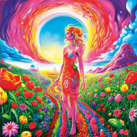 MAGNOLIA Puzzle Květinová stezka 1023 dílků