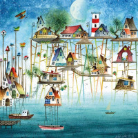 MAGNOLIA Puzzle Pier City 1023 dílků