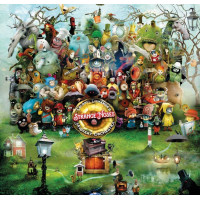 MAGNOLIA Puzzle Strašidelný orchestr 1023 dílků