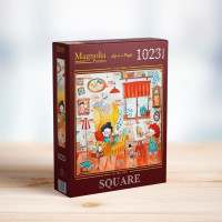 MAGNOLIA Puzzle Veselý pokoj 1023 dílků
