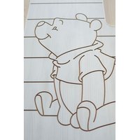 Dětská postel DOMEK Disney - MEDVÍDEK PÚ A TYGŘÍK 160x80 cm