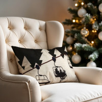 Vánoční sada VELVET INVERNO - 3x povlak na polštář