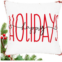 Vánoční sada COZY & NATALE - deka 150x200 cm + polštář Happy Holidays