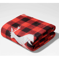 Vánoční sada COZY & NATALE - deka 150x200 cm + polštář Happy Holidays