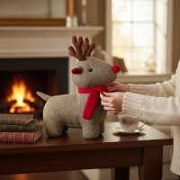 Zarážka do dveří JELEN - 24x20 cm - béžový