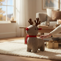 Zarážka do dveří JELEN - 24x20 cm - béžový