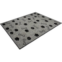 Koberec pro psy DOG REST 50x80 cm - šedý