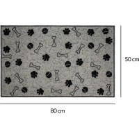 Koberec pro psy DOG REST 50x80 cm - šedý