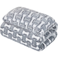 Deka pro psy WOOFIE Bones 100x70 cm + polštářek 20x30 cm