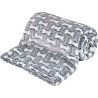 Deka pro psy WOOFIE Bones 100x70 cm + polštářek 20x30 cm