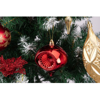 Sada vánočních ozdob na stromeček MARIEN - 70 kusů - červené/zlaté