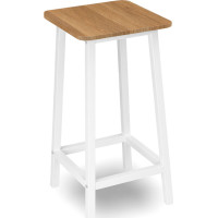 Barová židle KENT Modern oak - dub/bílá