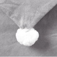 Potah na židli SANTA 65x50 cm - šedý