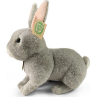 Rappa Plyšový králík šedý 23 cm SOFT COLLECTION, ECO-FRIENDLY