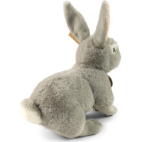 Rappa Plyšový králík šedý 23 cm SOFT COLLECTION, ECO-FRIENDLY