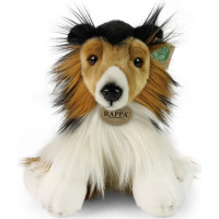 Rappa Plyšový pes kolie dlouhosrstá 28 cm ECO-FRIENDLY