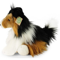 Rappa Plyšový pes kolie dlouhosrstá 28 cm ECO-FRIENDLY