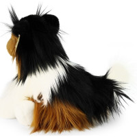 Rappa Plyšový pes kolie dlouhosrstá 28 cm ECO-FRIENDLY