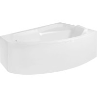 Asymetrická vana RIMA 160x100 cm - bez nožiček, pravá