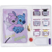 Crystal Art blok se zamykáním - Stitch a Angel