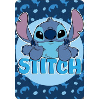 Dětská deka POLAR 100x140 cm - Stitch - modrá