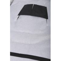 Dětský fusak do kočárku BABYMAM Premium - světle šedý melange/šedý