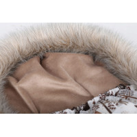 Dětský fusak do kočárku BABYMAM Premium - Zimní les/béžový