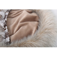 Dětský fusak do kočárku BABYMAM Premium - Zimní les/béžový