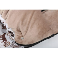 Dětský fusak do kočárku BABYMAM Premium - Zimní les/béžový