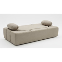 Pěnová pohovka BILL 200 - rozkládací - béžová