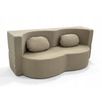 Pěnová pohovka BILL 200 - rozkládací - béžová